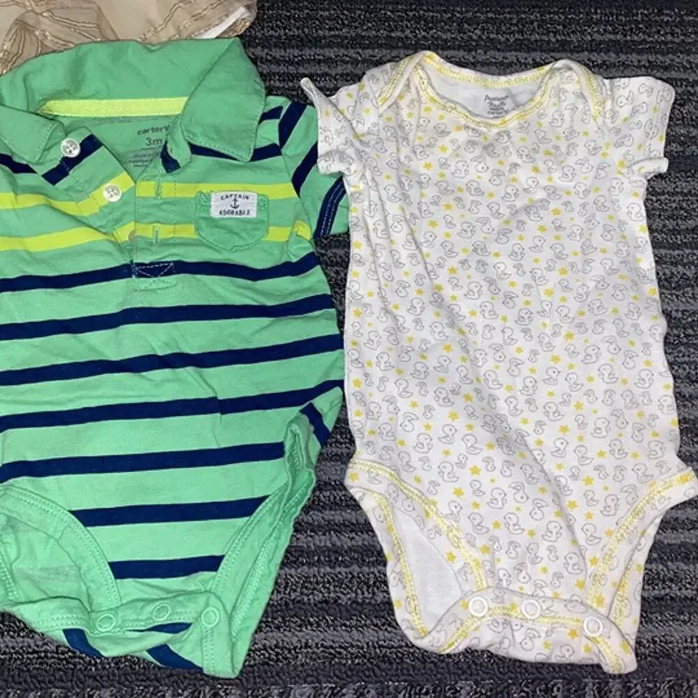 Newborn 0-3 Month Baby Girl Clothing Lot 6 Pc Pippa & Julie Carter’s Tutu Dress